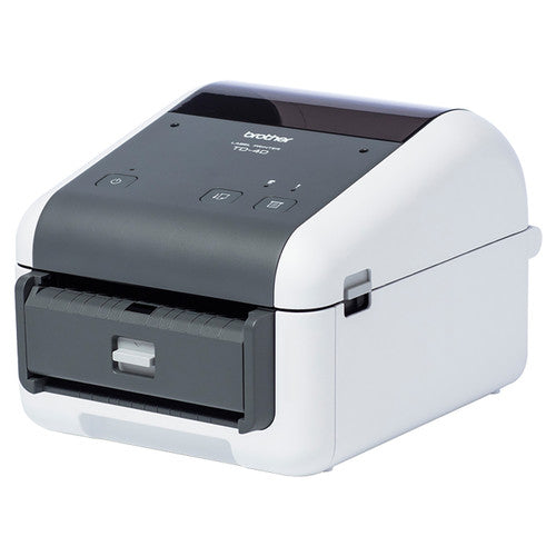 Brother TD-4420DNP 4.3 Inch Direct Thermal Desktop Printer with Peeler, USB and Network Connectivity
