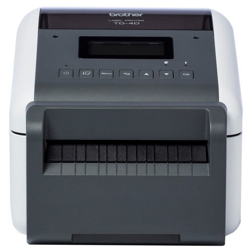 Brother TD-4550DNWBC 4.3 Inch Direct Thermal Desktop Printer with Cutter, Wi-Fi, MFi and Bluetooth Wireless Technology