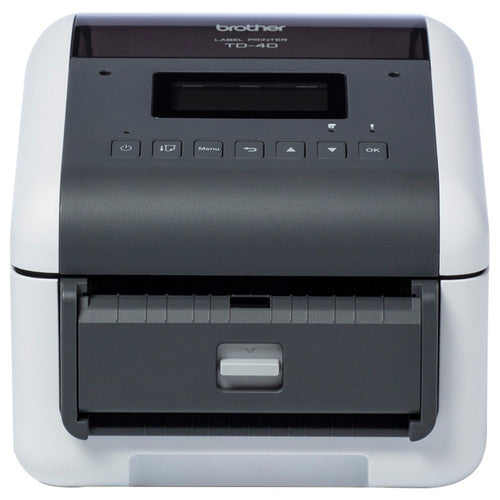 Brother TD-4550DNWBP 4.3 Inch Direct Thermal Desktop Printer with Peeler, Wi-Fi, MFi and Bluetooth Wireless Technology