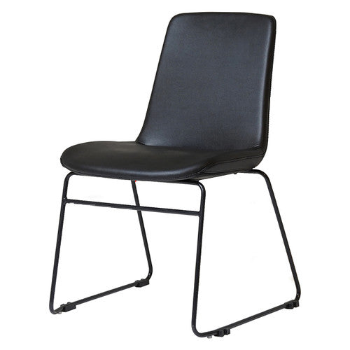 Rapidline Tempo Visitor Chair Black PU