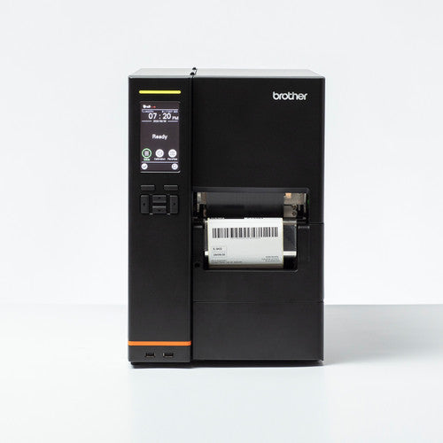 Brother TJ-4522TN 4 Inch Titan Industrial Label Printer with Internal Label Rewinder, LCD Display, USB and Network Connectivity
