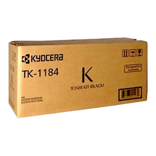 Kyocera TK1184 Toner Cartridge Black 3000 Pages