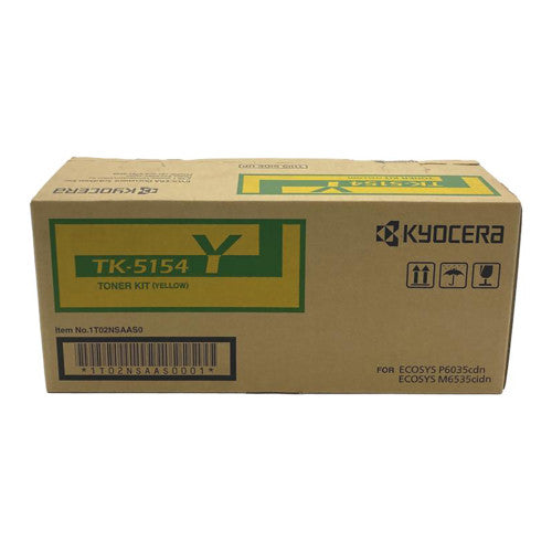 Kyocera TK5154Y Toner Cartridge Yellow 10000 Pages