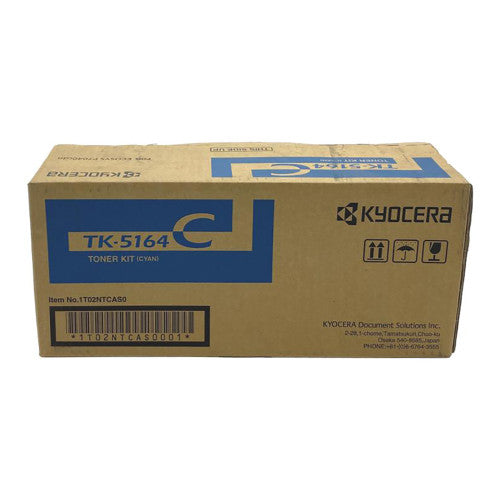 Kyocera TK5164C Toner Cartridge Cyan 12000 Pages
