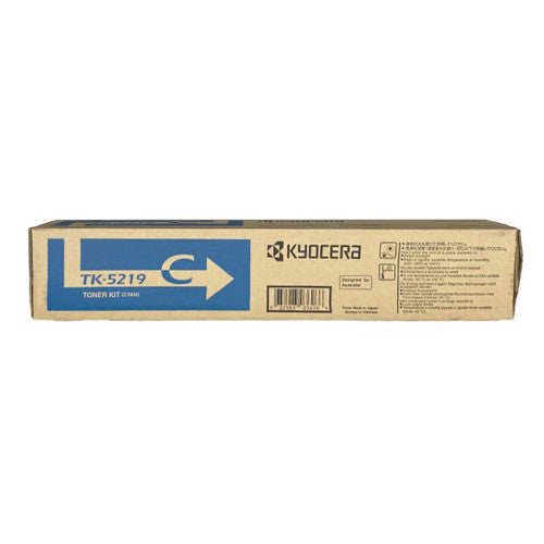 Kyocera TK5219C Toner Cartridge Cyan 15000 Pages
