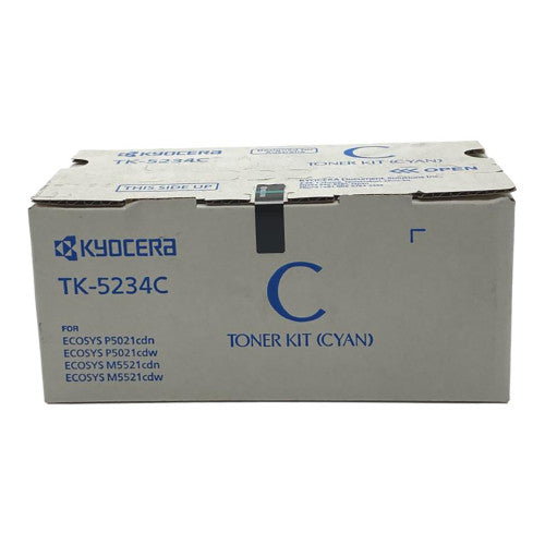 Kyocera TK5234C Toner Cartridge Cyan 2200 Pages