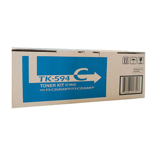 Kyocera TK594C Toner Cartridge Cyan 5000 Pages