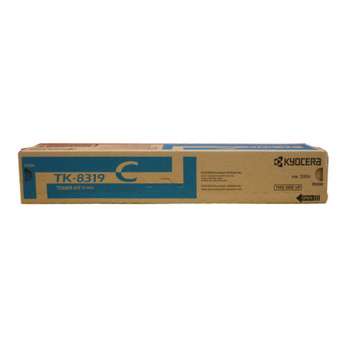 Kyocera TK8319C Toner Cartridge Cyan 6000 Pages