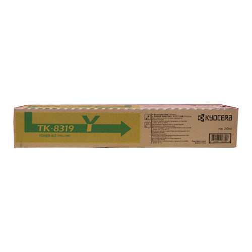 Kyocera TK8319Y Toner Cartridge Yellow 6000 Pages