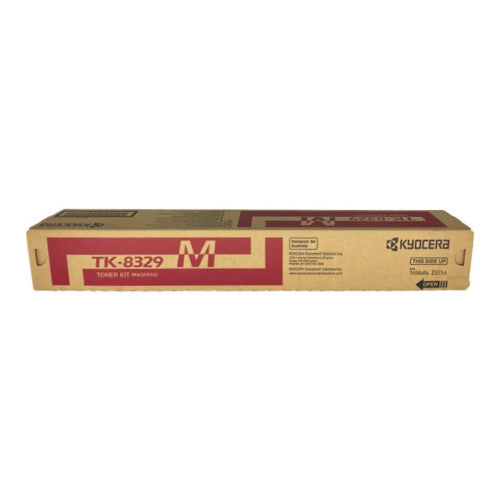 Kyocera TK8329M Toner Cartridge Magenta 12000 Pages