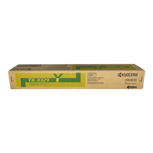 Kyocera TK8329Y Toner Cartridge Yellow 12000 Pages