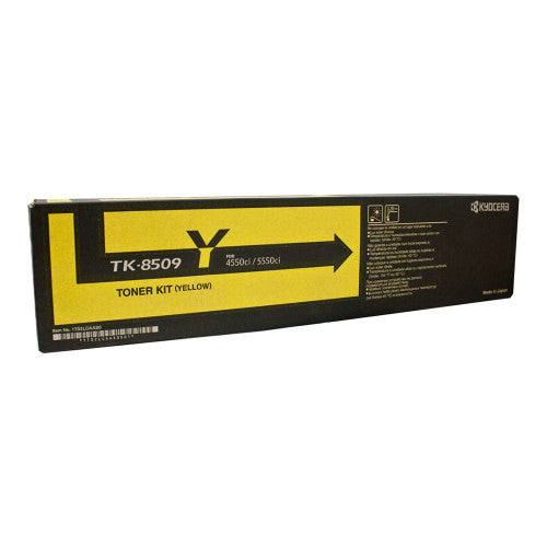 Kyocera TK8509Y Toner Cartridge Yellow 30000 Pages