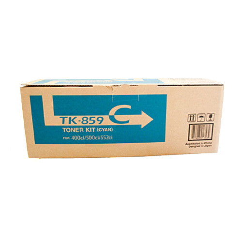 Kyocera TK859C Toner Cartridge Cyan 18000 Pages