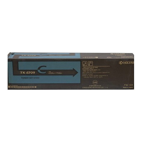 Kyocera TK8709C Toner Cartridge Cyan 30000 Pages