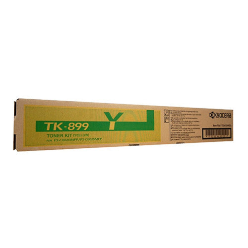 Kyocera TK899Y Toner Cartridge Yellow 6000 Pages