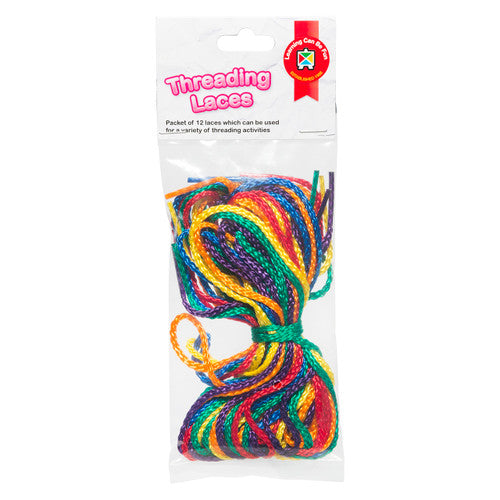 Learning Can Be Fun Threading Laces Pack of 12