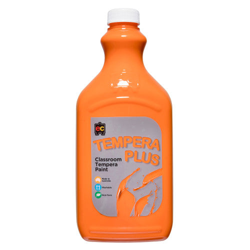Educational Colours Tempera Plus Classroom Paint 2L Orange