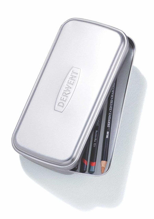 Derwent Pencil Double Layer Tin Box of 6