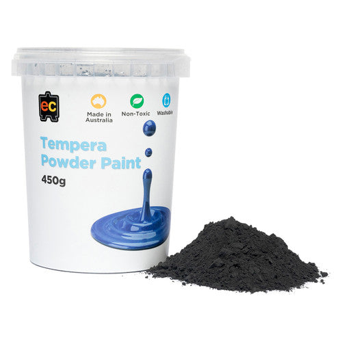 Educational Colours Tempera Powder Paint 450g Black