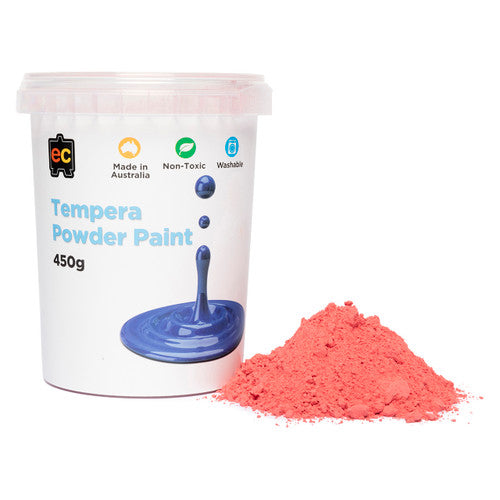Educational Colours Tempera Powder Paint 450g Red