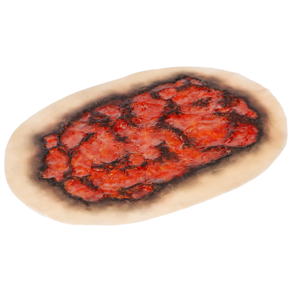 TRAUMASIM Self-Adhesive Large Burn Simulation showing detailed burn wound appliance for realistic trauma triage and burn first aid training scenarios