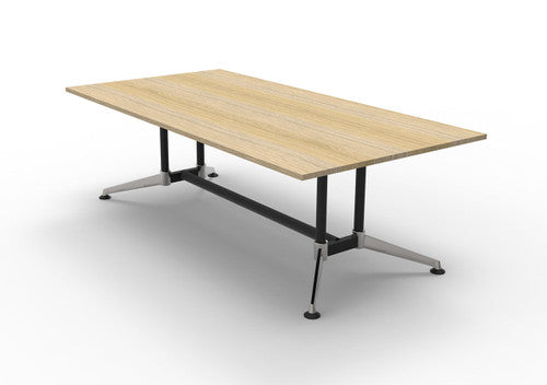 Rapidline Frame 1942 x 892mm Only Black Polished Aluminum for Typhoon Single Stage Meeting Table