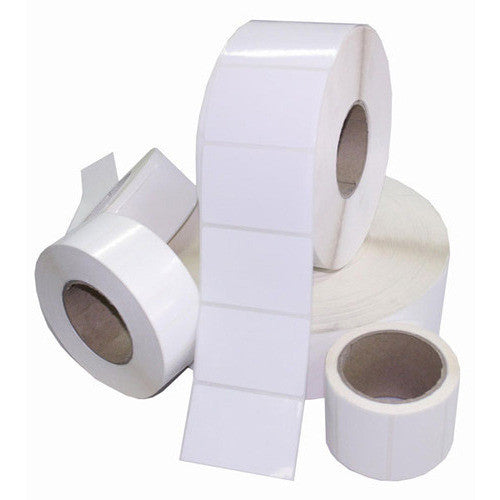 Bala Thermal Transfer Labels Permanent Adhesive Perforated 40 x 137mm White Synthetic Roll of 400