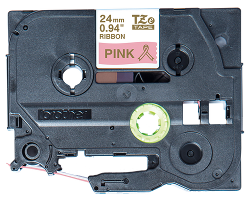 Brother TZERE54 Ribbon Label Tape Cassette Gold on Pink 24mm x 4m