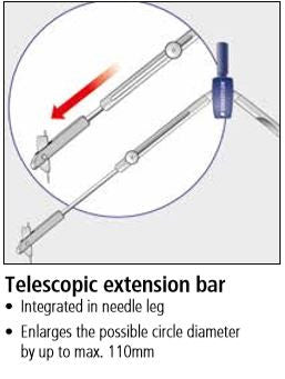 Staedtler Mars Basic Compass with Telescopic Extension Bar 554 T01