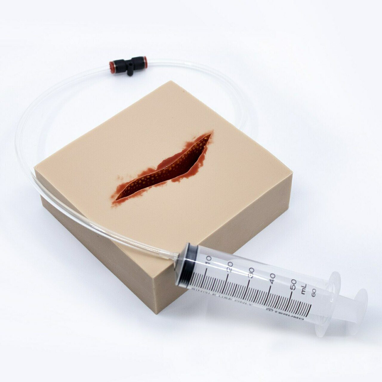 TraumaSim Laceration Haemostatic Clotting Trainer Square realistic wound trainer