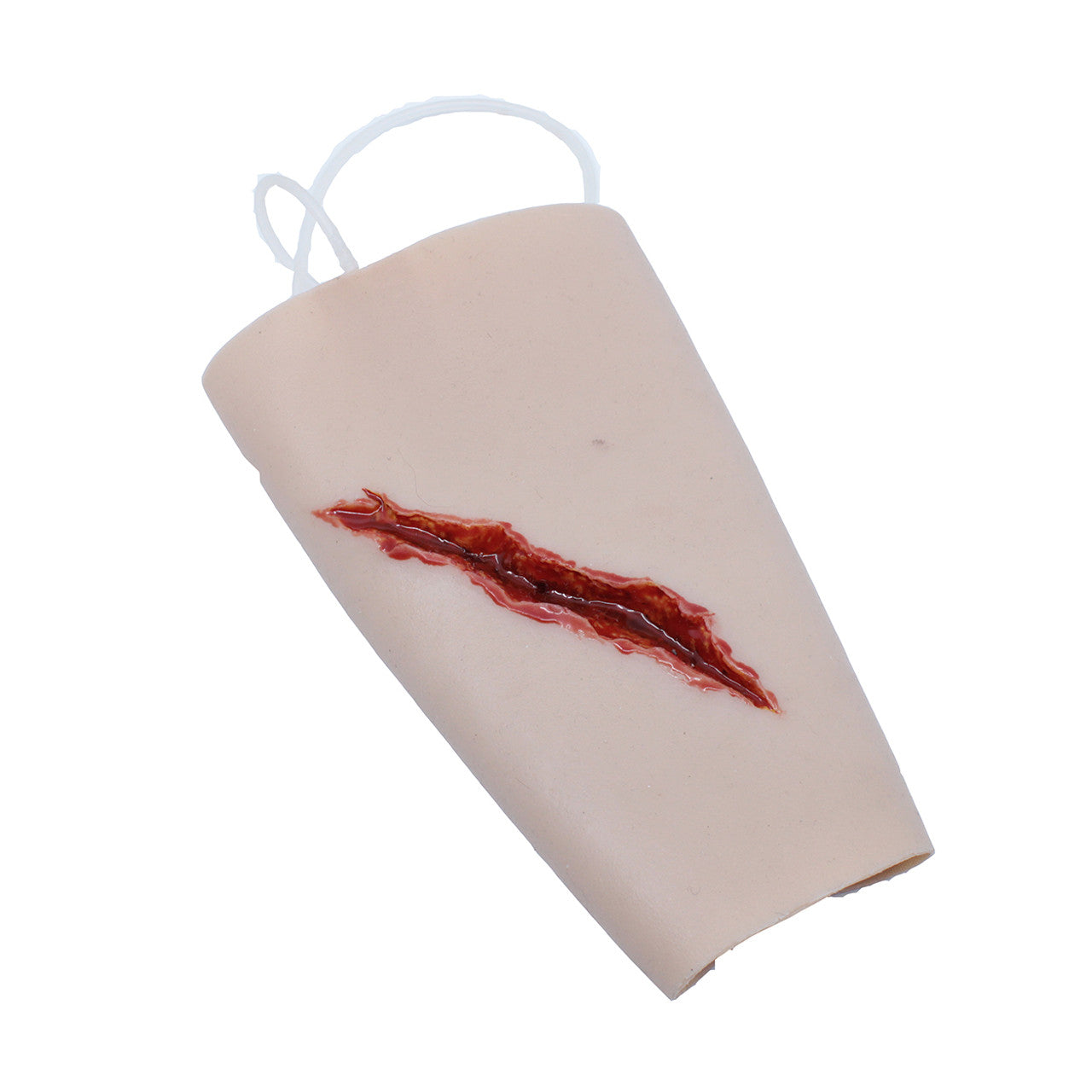 TraumaSim Wearable Jagged Laceration Forearm with Bleeding Capacity wound simulator