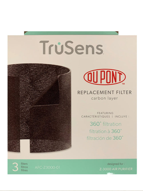 Three TruSens activated carbon filters compatible with Z3000AU model