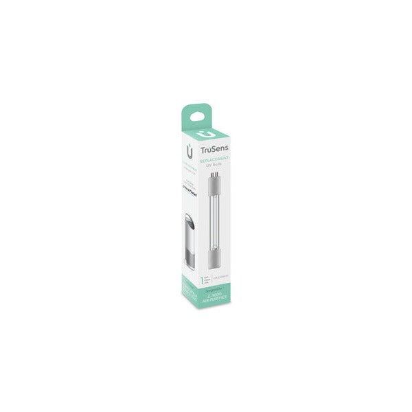 Close-up of TruSens Z3000 UV replacement bulb showing cylindrical design and size