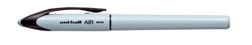 Uni-Ball Air Colour Ice Blue Pastel Micro Liquid Ink Rollerball Pen Black Box Of 12