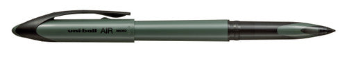 Uni-Ball Air Colour Moss Green Pastel Micro Liquid Ink Rollerball Pen Black Box Of 12