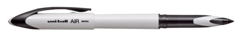 Uni-Ball Air Colour Off White Pastel Micro Liquid Ink Rollerball Pen Black Box Of 12