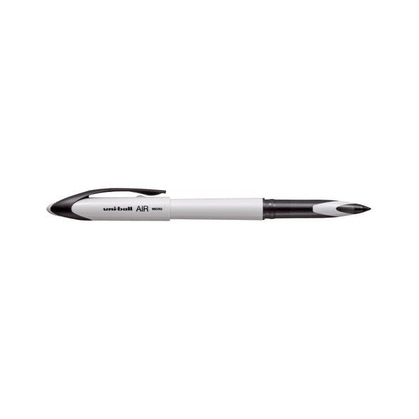 Uni-Ball Air Colour Off White Pastel Micro Liquid Ink Rollerball Pen Black Box Of 12