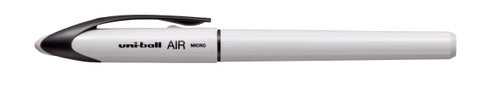 Uni-Ball Air Colour Off White Pastel Micro Liquid Ink Rollerball Pen Black Box Of 12