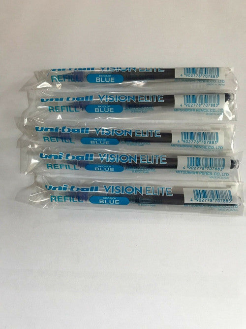 Uni Vision Elite Refill 0.8mm Rollerball Blue Box of 12