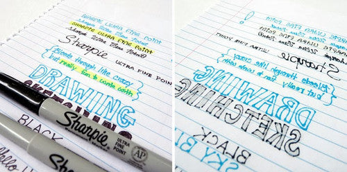 Sharpie Permanent Marker Ultra Fine Point Red Box of 12