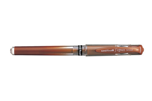 Uni-Ball Signo Broad Gel Ink Pen 1.0mm Bronze Box of 12