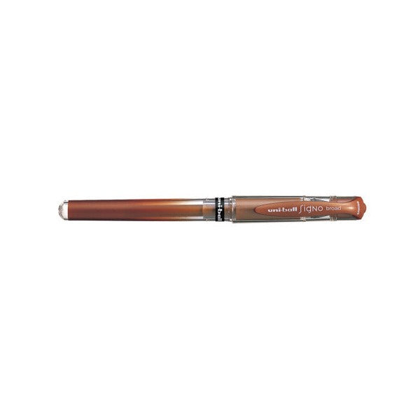Uni-Ball Signo Broad Gel Ink Pen 1.0mm Bronze Box of 12