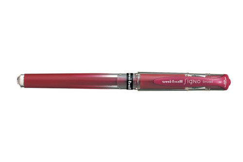 Uni-Ball Signo Broad Gel Ink Pen 1.0mm Metallic Red Box of 12