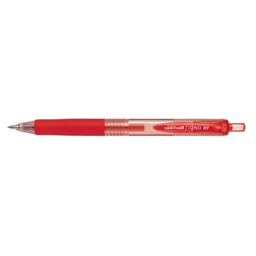 Uni Signo RT Gel Ink Pen Ultra Fine 0.38mm Red Box of 12