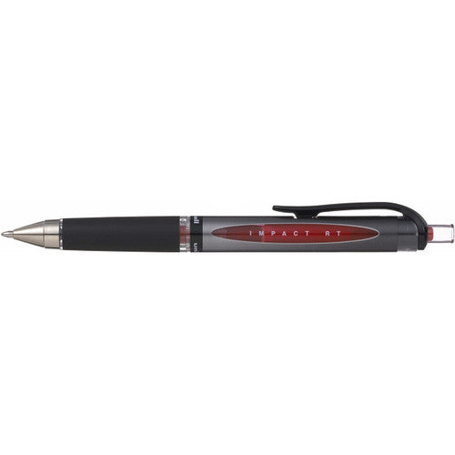 Uni-Ball UMN152R Gel Impact Retractable Gel Pen 1.0mm Red Box of 12