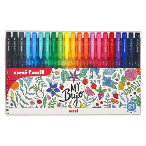 Uni-Ball Signo RT1 My Bujo Retractable Gel Pens 0.7mm Assorted Pack of 21