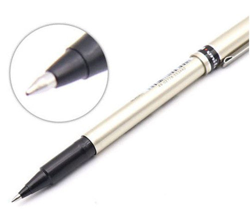 Uni-Ball Deluxe UB-177 Liquid Ink Rollerball Pen 0.7mm Black Box of 12