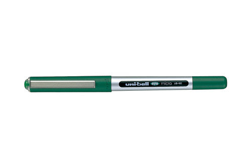 Uni-Ball Eye UB-150 Liquid Ink Rollerball Pen 0.5mm Green Box of 12