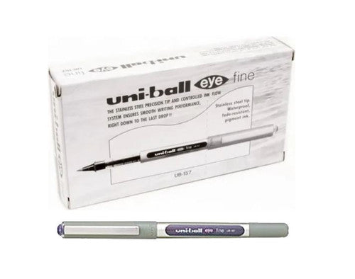 Uni-Ball Eye Rollerball Pen 0.7mm Violet Box of 12