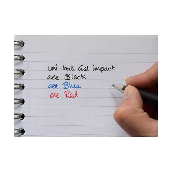 Uni-Ball Gel Impact UM-153S Gel Ink Rollerball Pen 1.0mm Black Box of 12